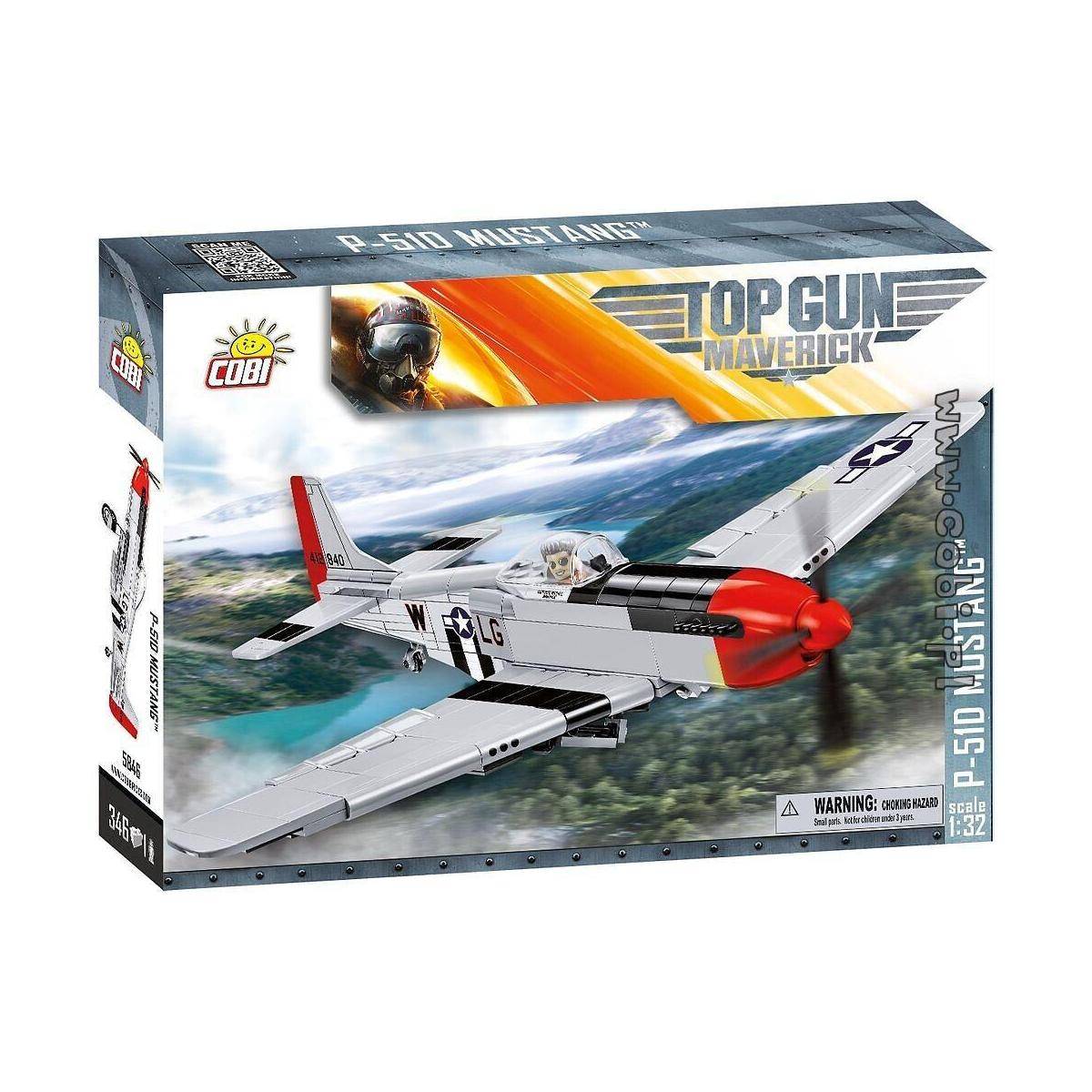 MUSTANG P-51D 350 KL., Modell, 350 Teile, ab 8 Jahren