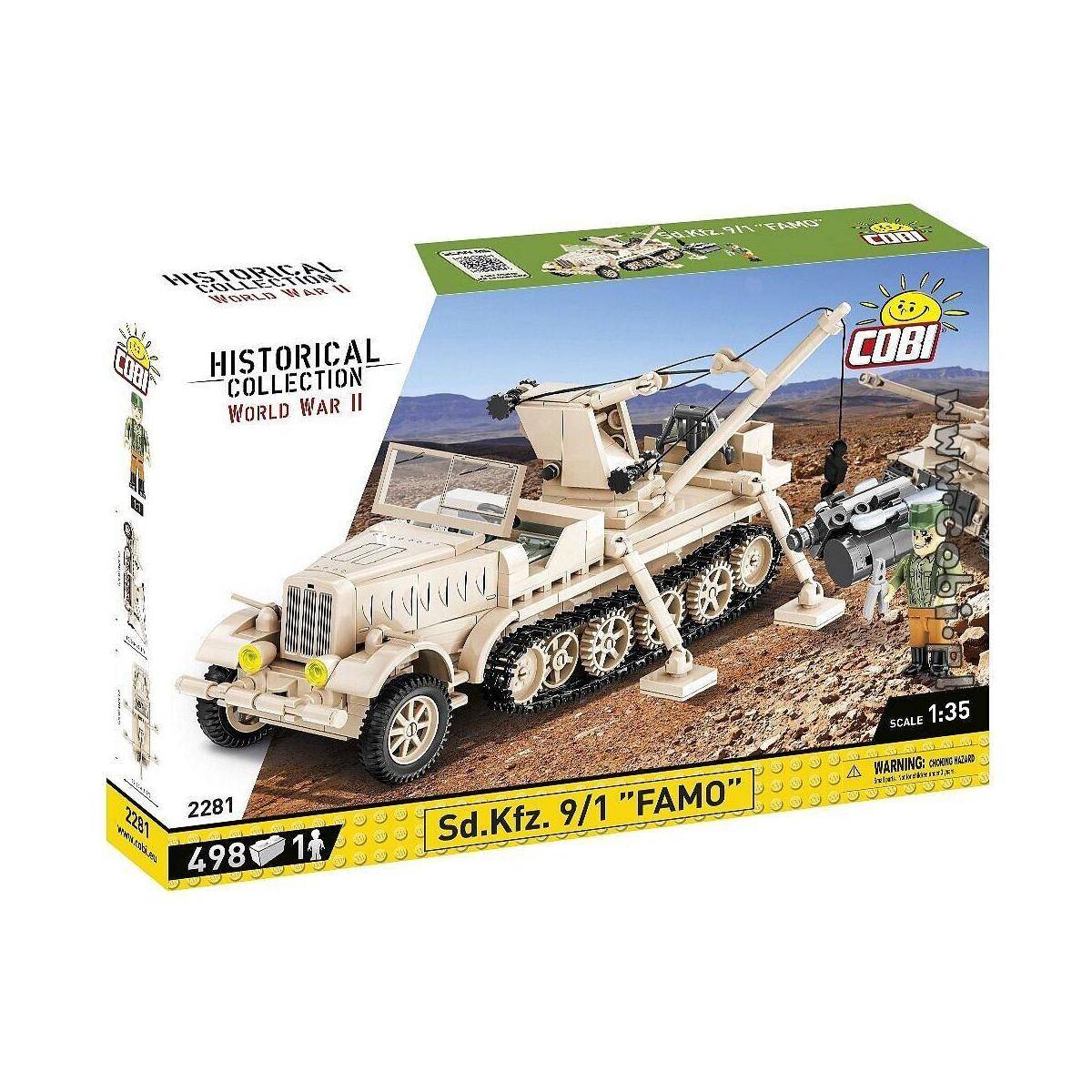 COBI-2281 - FAMO HALF TRUCK, Modell, 498 Teile, ab 10 Jahren