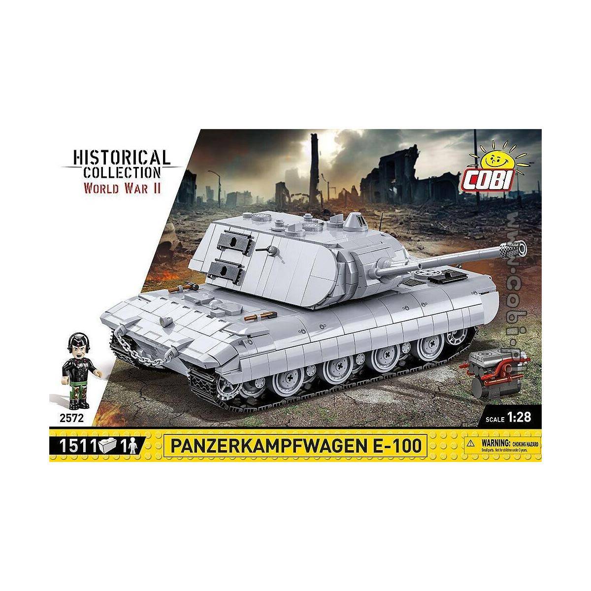 Panzerkampfwagen E-100, Modell, 1511 Teile, ab 10 Jahren