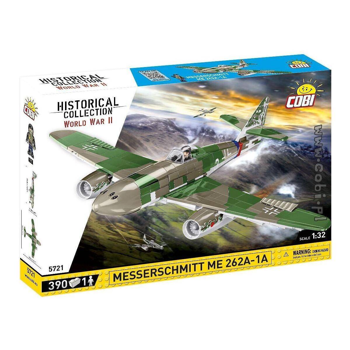 COBI-5721 - Messerschmitt Me262 A-1a, Modell, 390 Teile