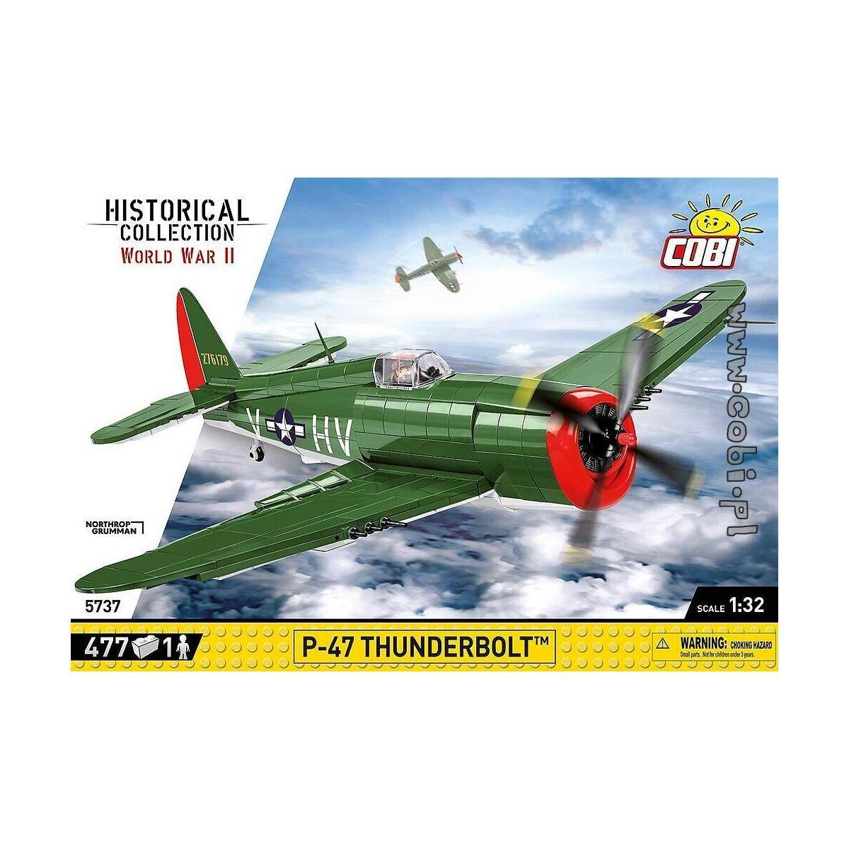 P-47 Thunderbolt, Modell, 477 Teile, ab 7 Jahren
