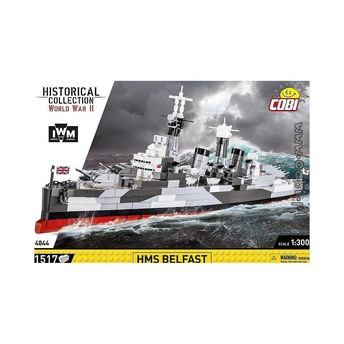 HMS Belfast, Modell, 1517 Teile, ab 10 Jahren