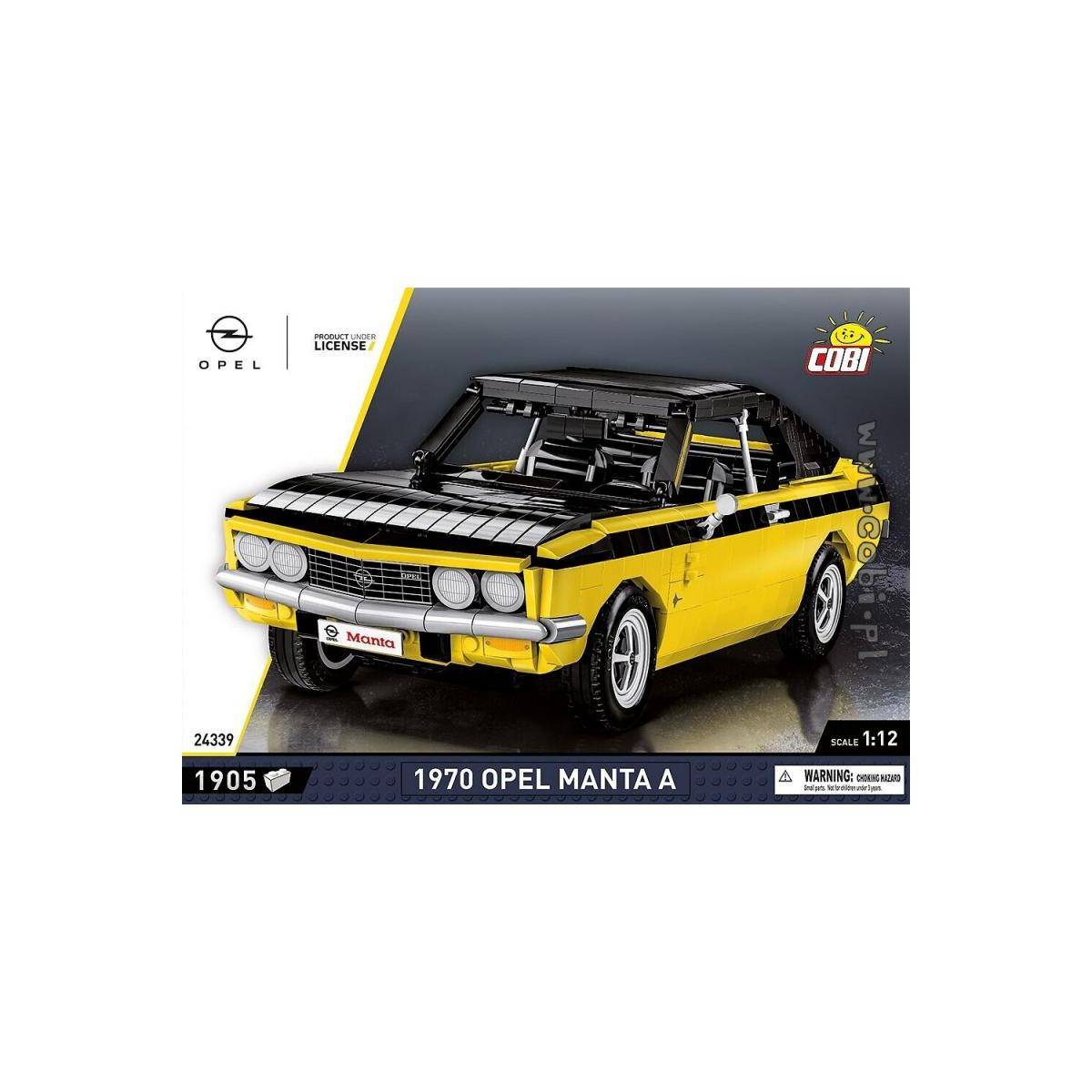 COBI-24339 - 1970 Opel Manta A, Modell, 1905 Teile, ab 10 Jahren