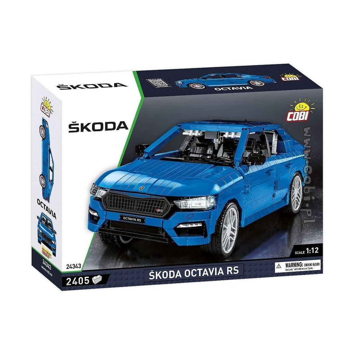 COBI-24343 - SKODA OCTAVIA IV RS, Modell, 2405 Teile, ab 10 Jahren