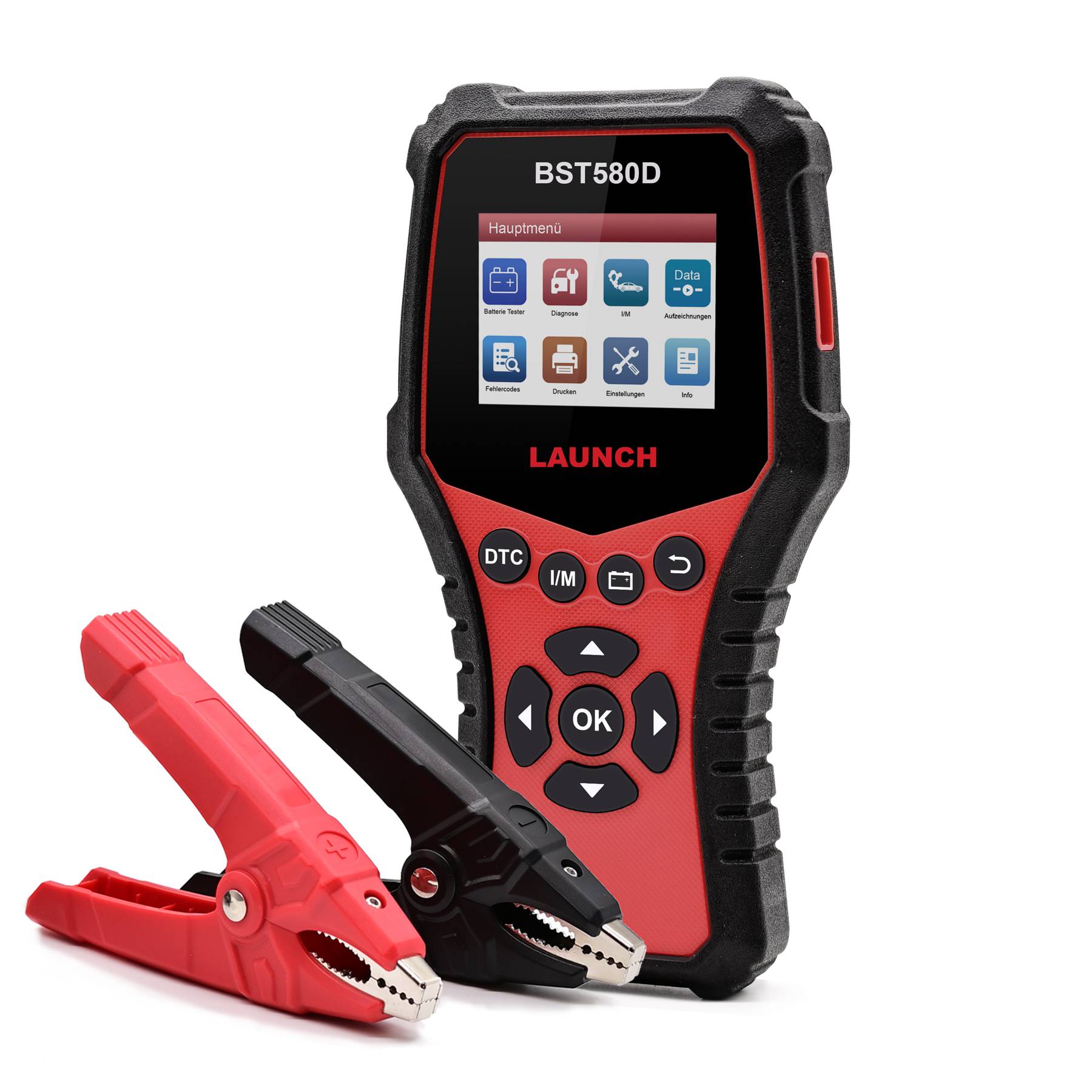 LAUNCH BST-580D Batterietester KFZ und OBD Scanner mit 3 Batteriesystemtests