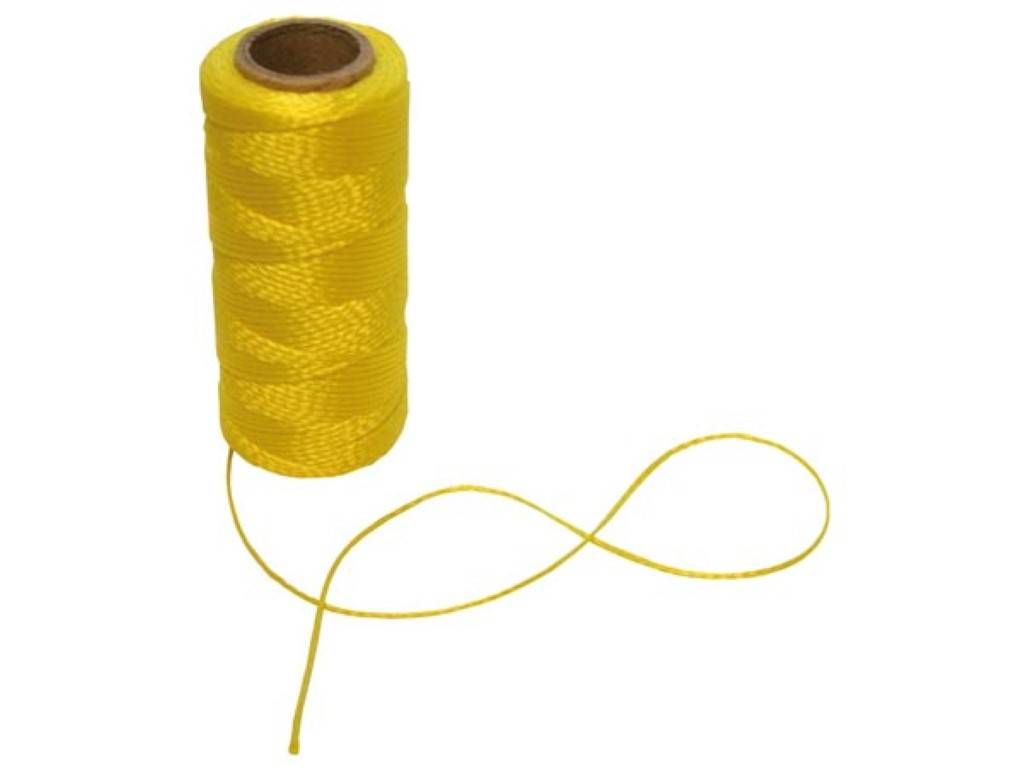 Maurerschnur - 1,2 mm - Länge 100 m - gelb