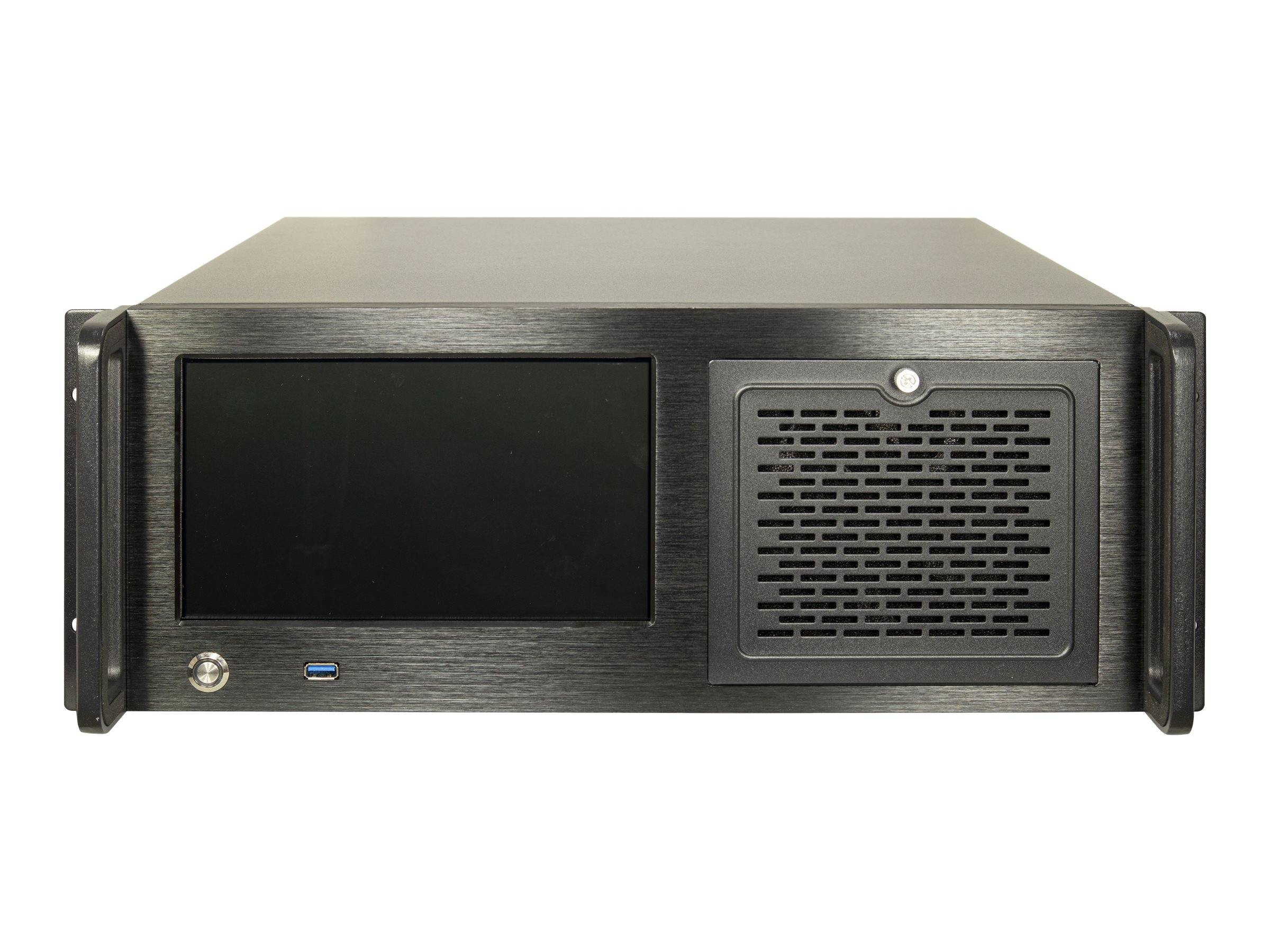 Inter-Tech IPC 4U-4460TFT - Rack-Montage - E-ATX - keine Spannungsversorgung (ATX / PS/2)