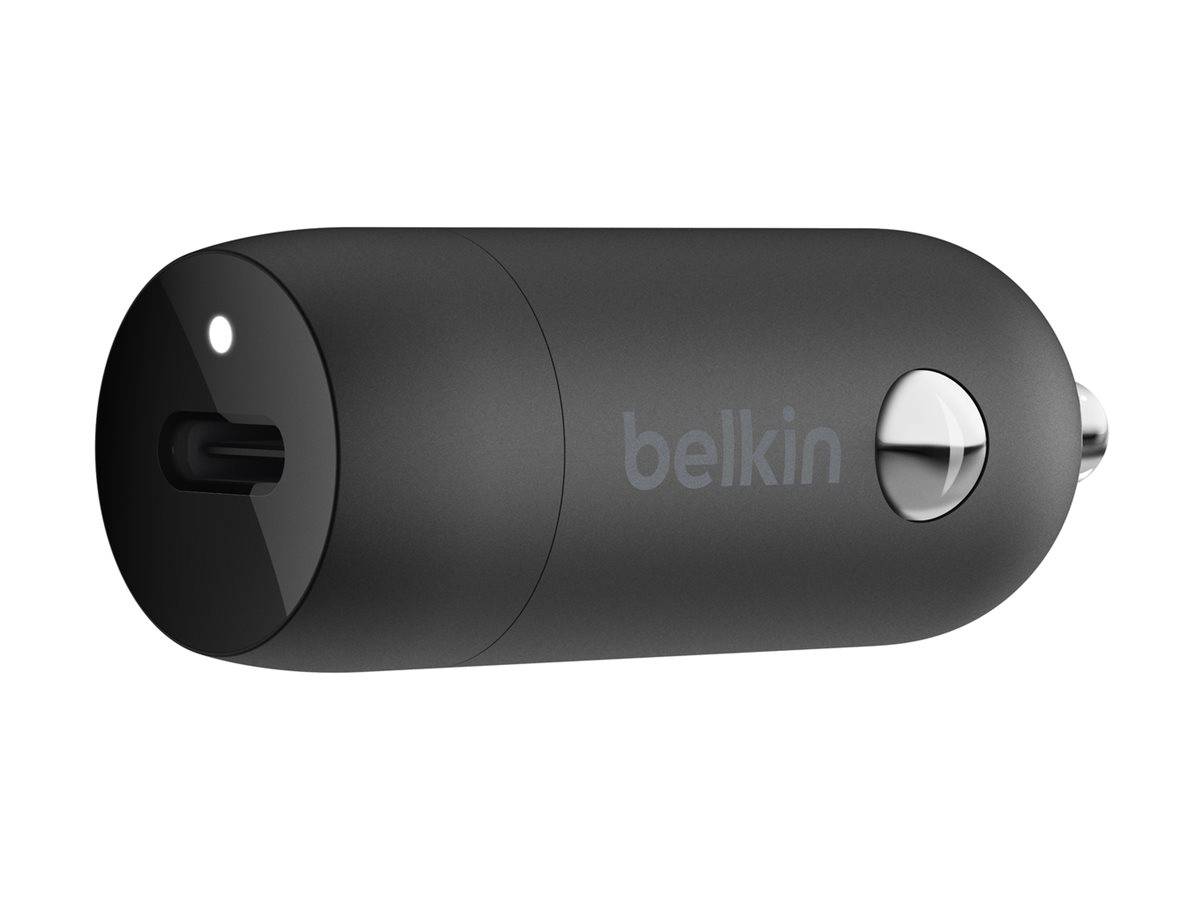Belkin BoostCharge - Auto-Netzteil - 30 Watt - 3 A - Fast Charge (24 pin USB-C)