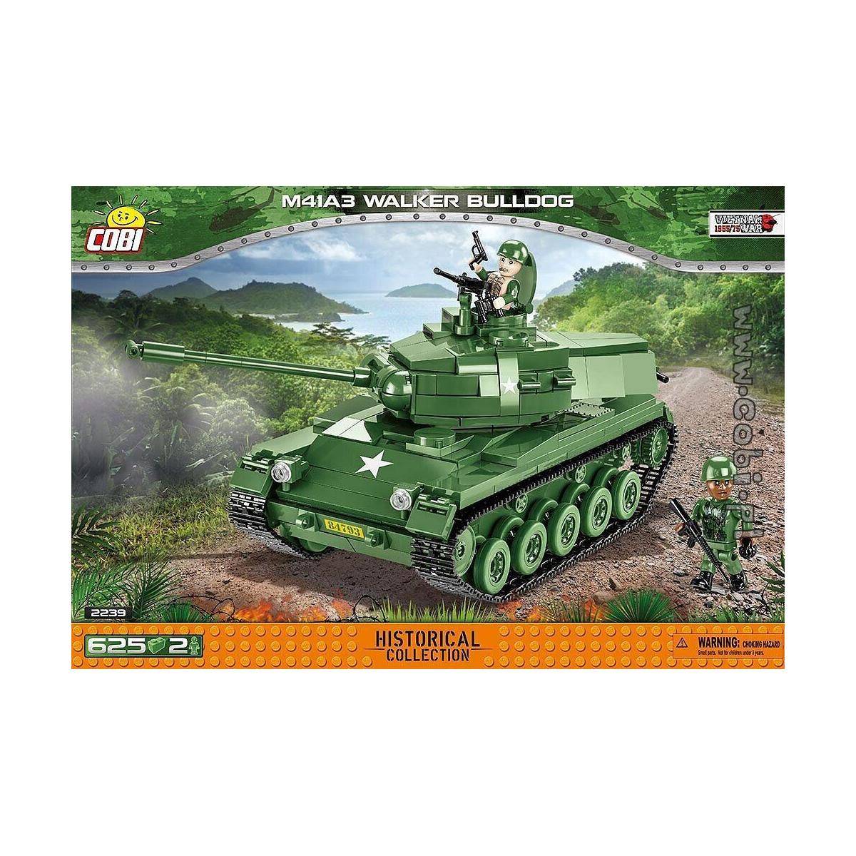 M41A3 Walker Bulldog, Modell, 625 Teile, ab 9 Jahren