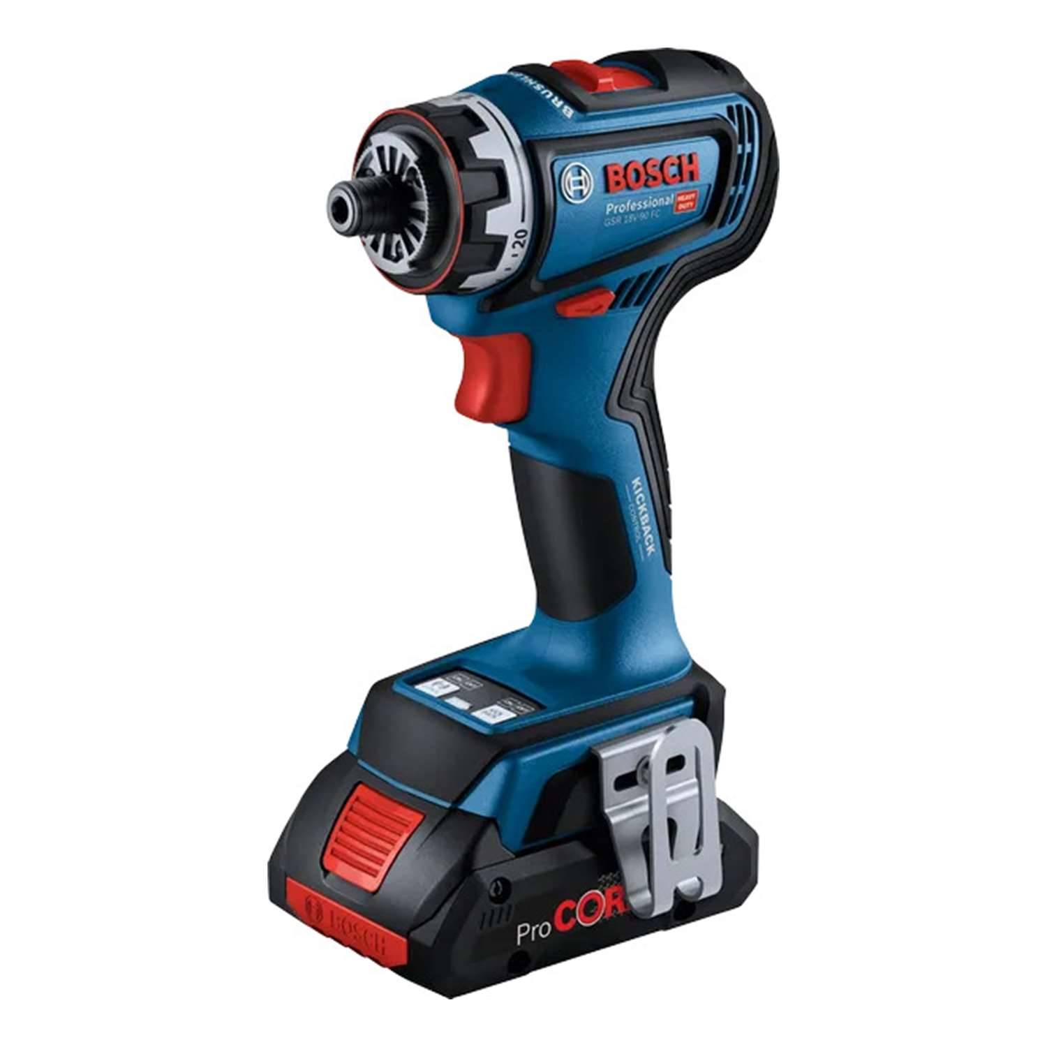 BOSCH Bosch Akku-Bohrschrauber, GSR 18V-90 FC incl. Lithium-Ionen-Akku ProCORE Akku-Spannung 18V, 4,0 Ah