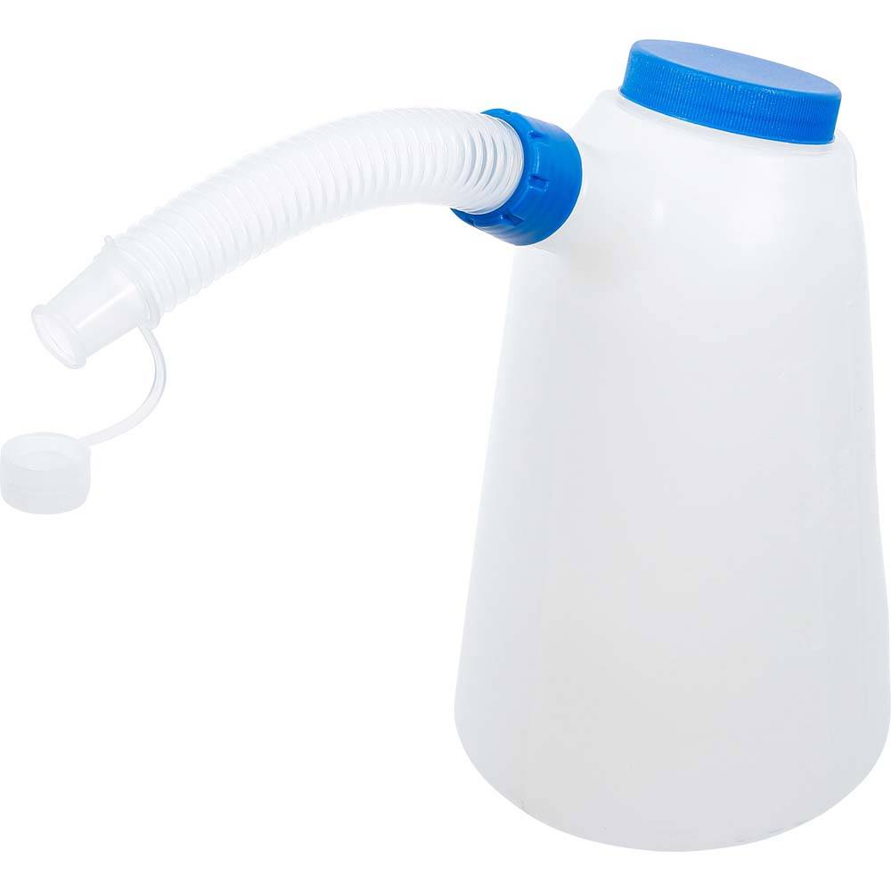 Füllkanne - mit flexiblem Ausgussstutzen und Deckel - Fassungsvermögen 2 l