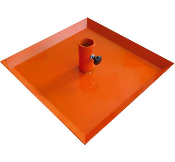 Nedo "Betonierteller" - aus Aluminium - pulverbeschichtet