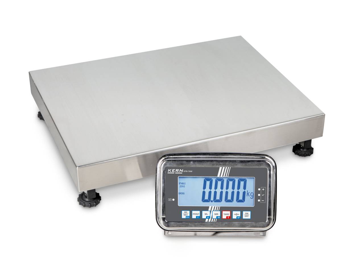 Waage - max. Wägebereich 100 kg - Ablesbarkeit [d] 10 g - Maße Wägeplatte (B x T) 650 x 500 mm - Nettogewicht 24,5 kg - mit XL-Plattform