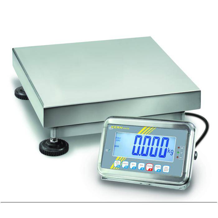 Waage - max. Wägebereich 100 kg - Ablesbarkeit [d] 10 g - Maße Wägeplatte (B x T) 650 x 500 mm - Nettogewicht 24,5 kg - mit XL-Plattform