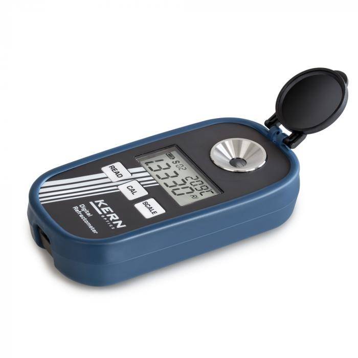 Refraktometer - Modell ORM 50 BM - digitales Display - Messbereich Refractive index 1,3330 bis 1,4200 nD - Messbereich Brix 0 bis 50 %