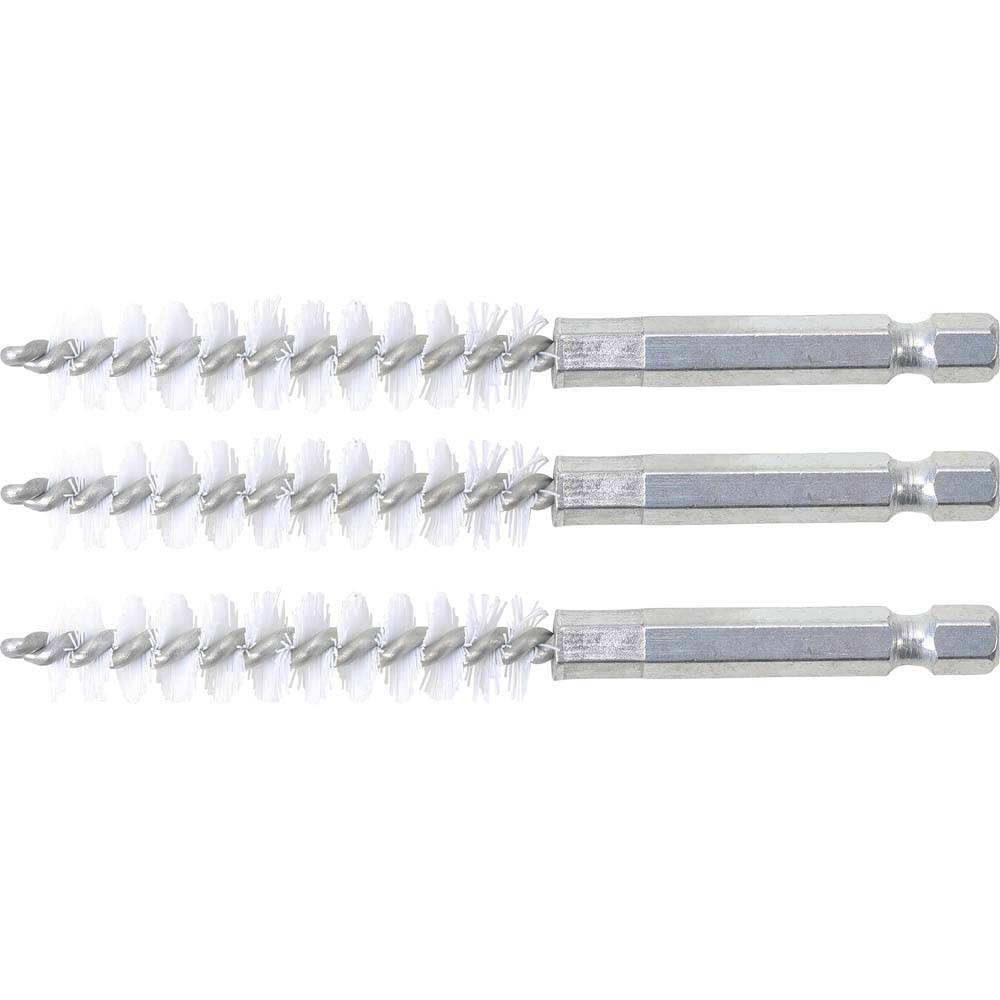 Nylonbürste - Größe 11 mm - Antrieb Außensechskant 6,3 mm (1/4'')