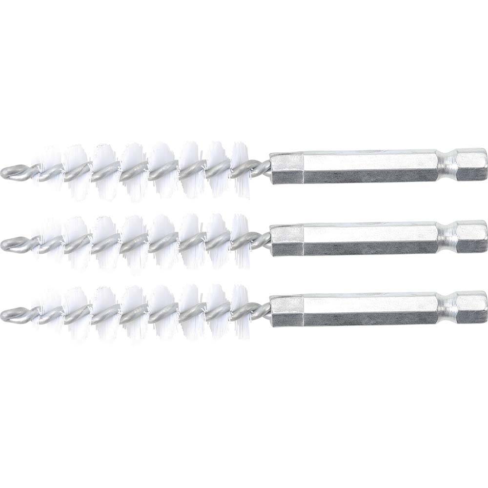 Nylonbürste - Größe 12 mm - Antrieb Außensechskant 6,3 mm (1/4'')
