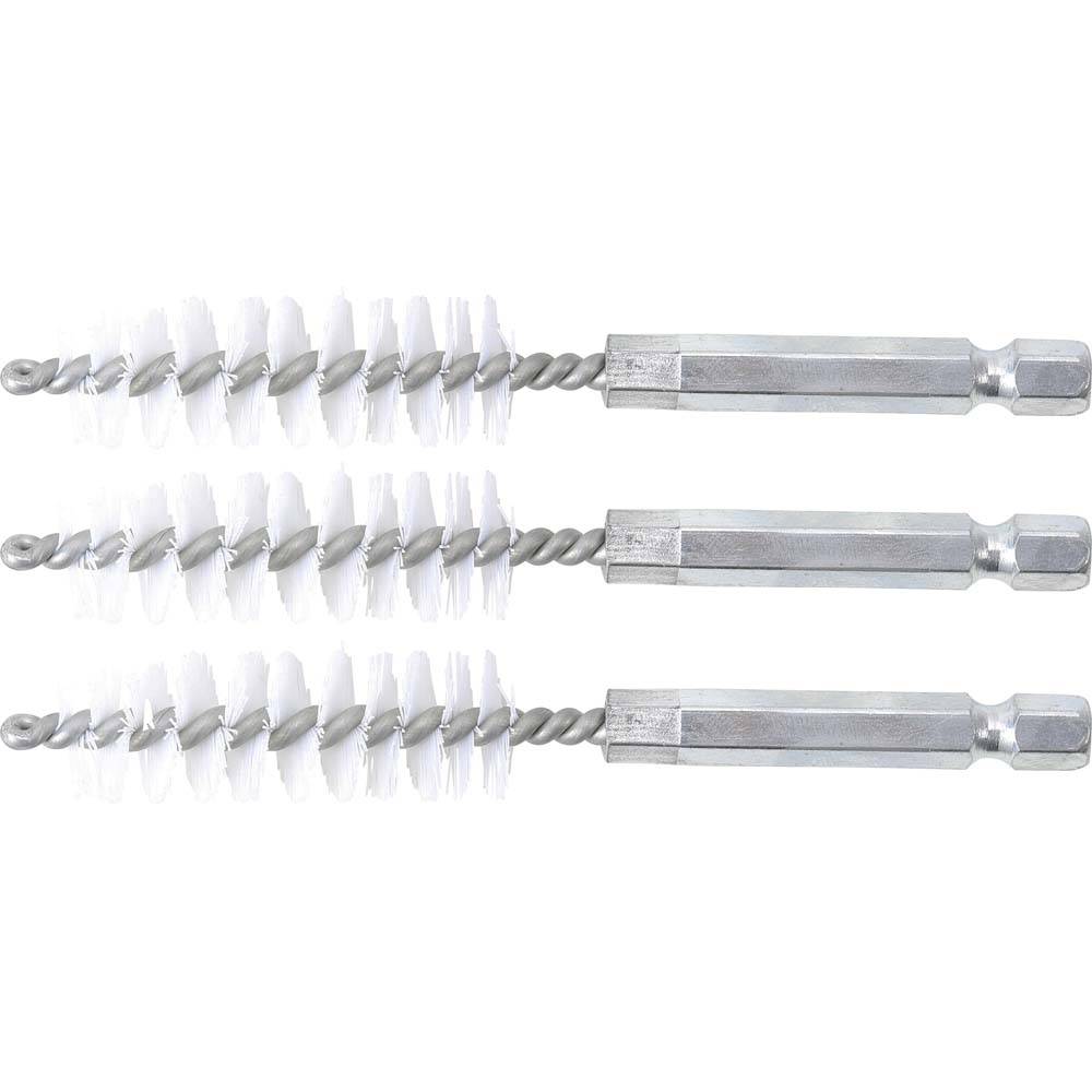 Nylonbürste - Größe 14 mm - Antrieb Außensechskant 6,3 mm (1/4'')