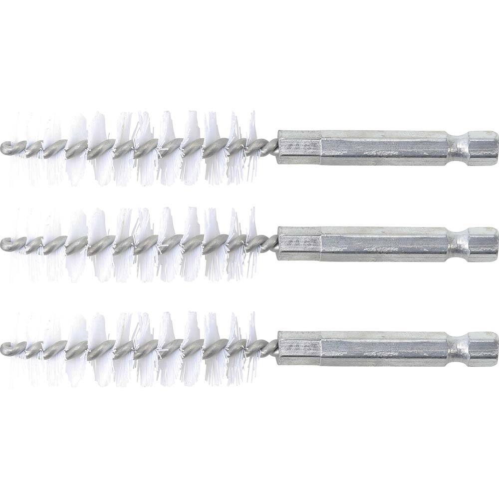 Nylonbürste - Größe 15 mm - Antrieb Außensechskant 6,3 mm (1/4'')