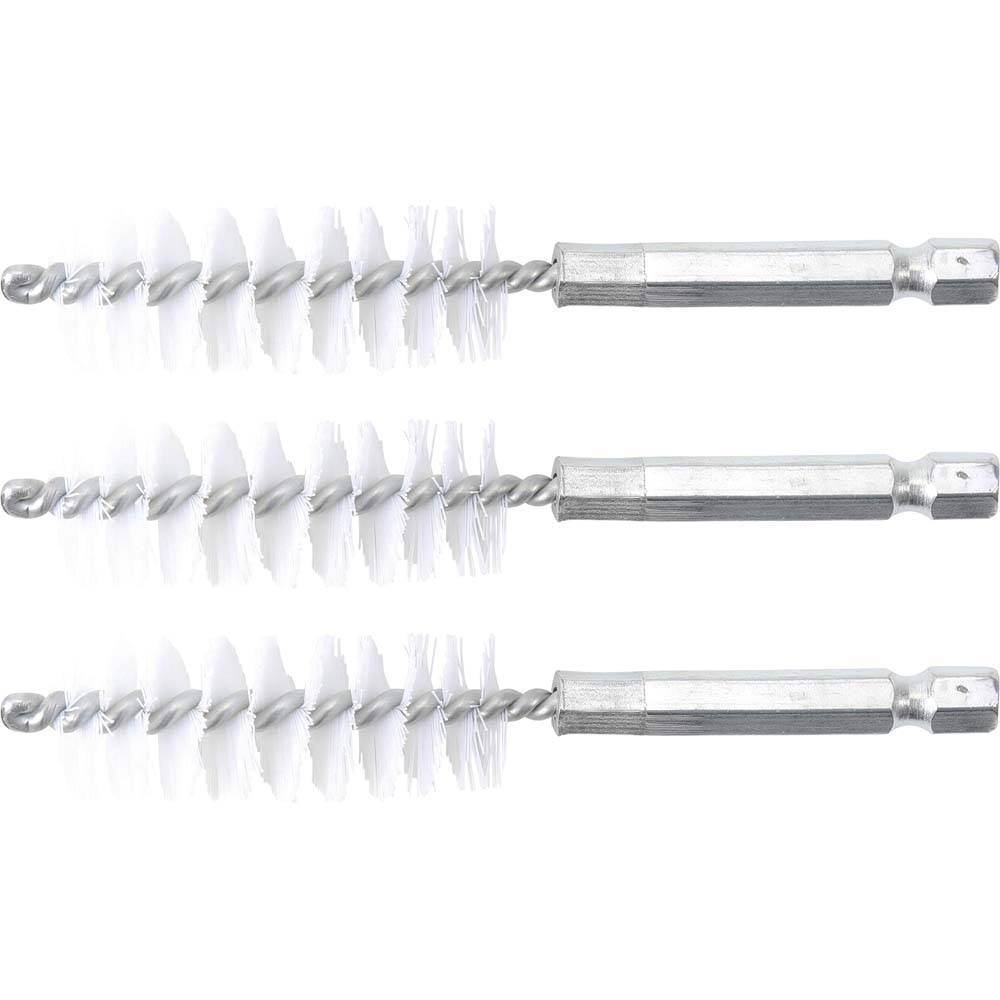 Nylonbürste - Größe 17 mm - Antrieb Außensechskant 6,3 mm (1/4'')