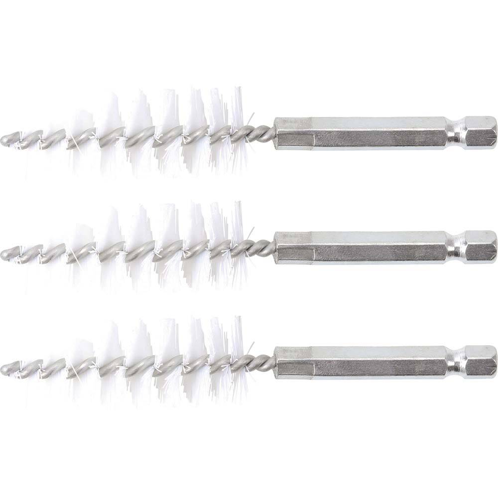 Nylonbürste - Größe 18 mm - Antrieb Außensechskant 6,3 mm (1/4'')