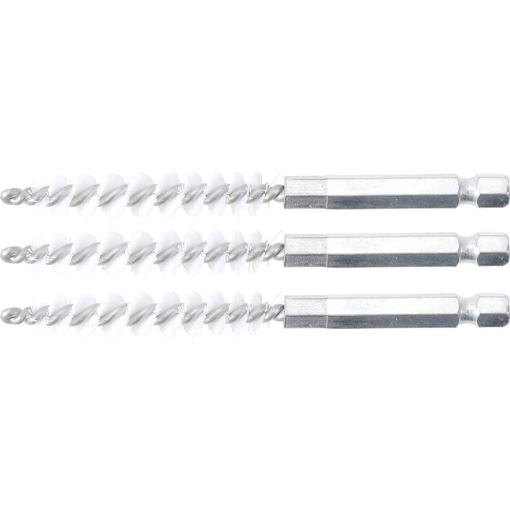 Nylonbürste - Größe 8 mm - Antrieb Außensechskant 6,3 mm (1/4'')