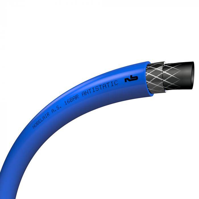 PVC-Schlauch Nobelair® AS - Innen-Ø 10 mm - Außen-Ø 17,5 mm - Länge 20 m - Farbe blau - Preis per Rolle