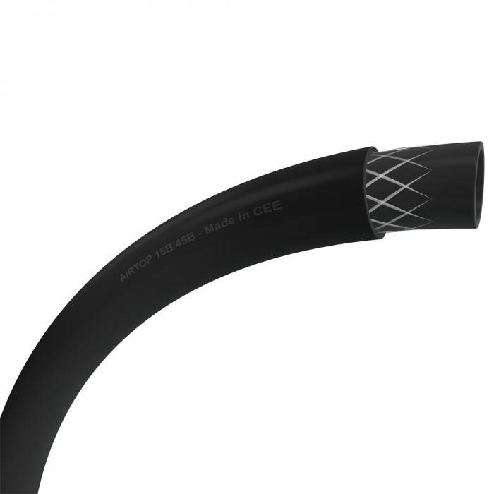 Gummi-Pressluftschlauch Airtop - Innen-Ø 20 mm - Außen-Ø 29 mm - Länge 20 m - Farbe schwarz - Preis per Rolle