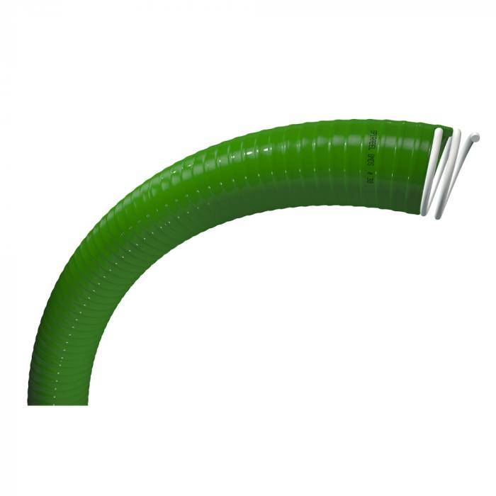 PVC-Spiralschlauch Spirabel® GMDS - Innen-Ø 32 mm - Außen-Ø 39 mm - Länge 30 m - Farbe grün - Preis per Rolle