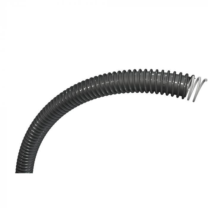 PVC-Gebläseschlauch Gaine GA2 - Innen-Ø 125 mm - Außen-Ø 136 mm - Länge 20 m - schwarz - Preis per Rolle