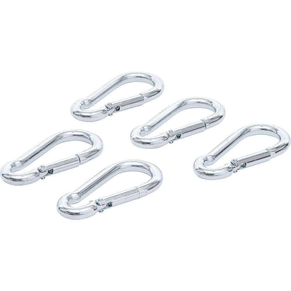 Karabinerhaken-Sortiment - Maße 80 x 8 mm - Inhalt 5-tlg.
