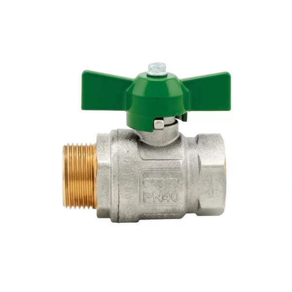 Kugelhahn - voller Durchgang, DVGW konform - Gewindegröße (AG/IG) 1/2'' - mit T-Griff - Druck 50 bar Kugelhahn - voller Durchgang, DVGW konform - Gewindegröße (AG/IG) 1/2'' - mit T-Griff - Druck 50 bar