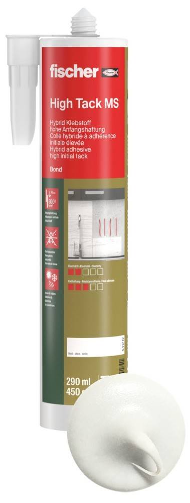 Fischer Deutschl. High Tack MS 290 weiß 541712