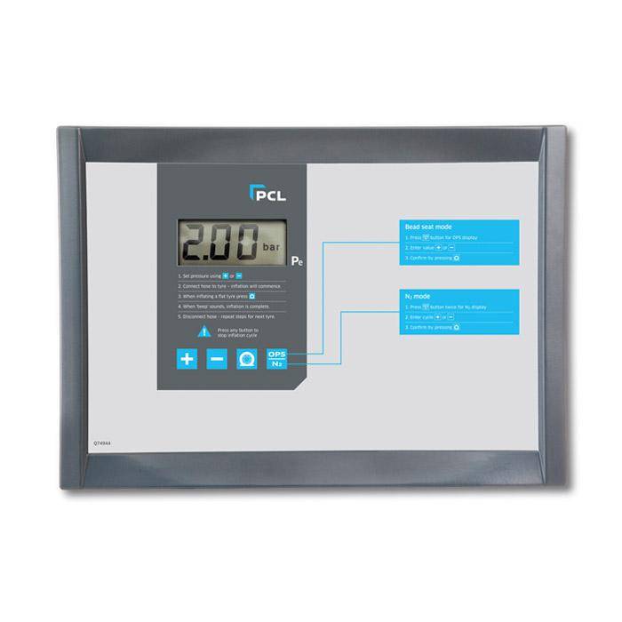 Digitales Reifenbefüllgerät "Accura D 12" - max Fülldruck 10 bar - max. Eingangsdruck 15 bar