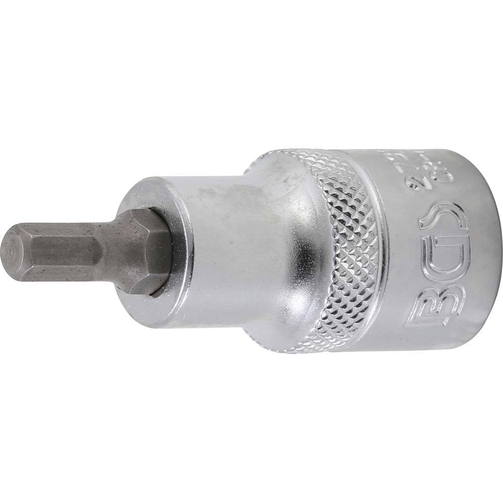 Bit-Einsatz - Länge 55 mm - Innensechskant 7/32 '' - Antrieb Innenvierkant