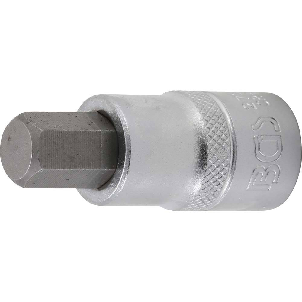 Bit-Einsatz - Länge 55 mm - Innensechskant 15/32 '' - Antrieb Innenvierkant