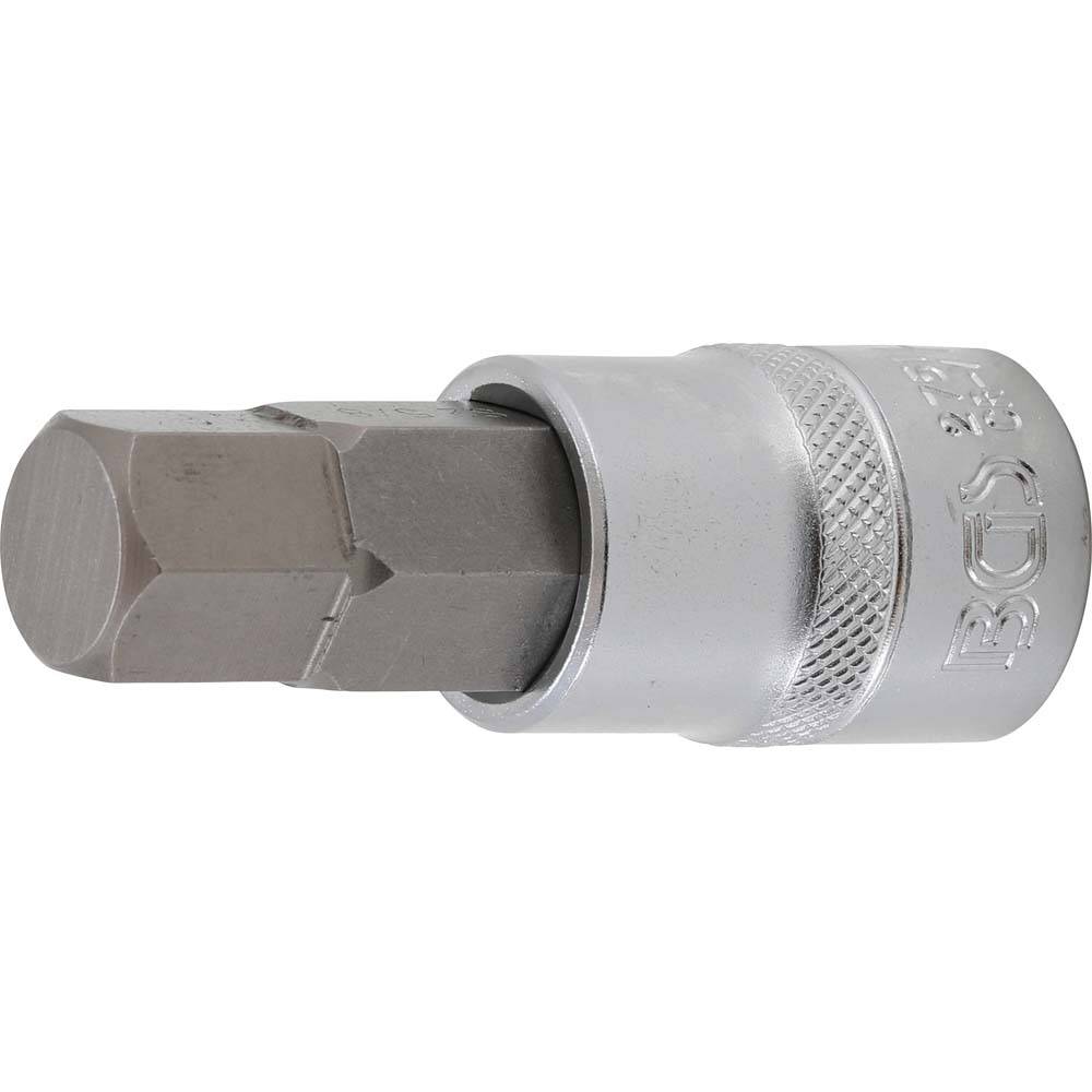 Bit-Einsatz - Länge 70 mm - Innensechskant 5/8 '' - Antrieb Innenvierkant