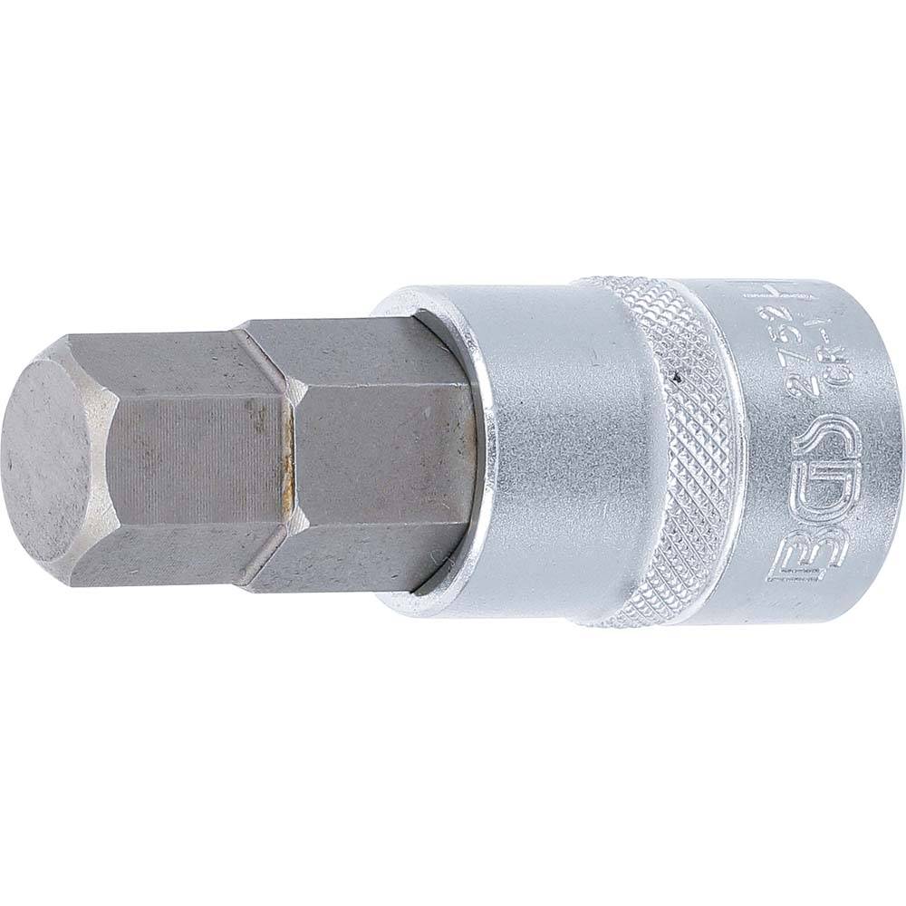 Bit-Einsatz - Länge 70 mm - Innensechskant 11/16 '' - Antrieb Innenvierkant