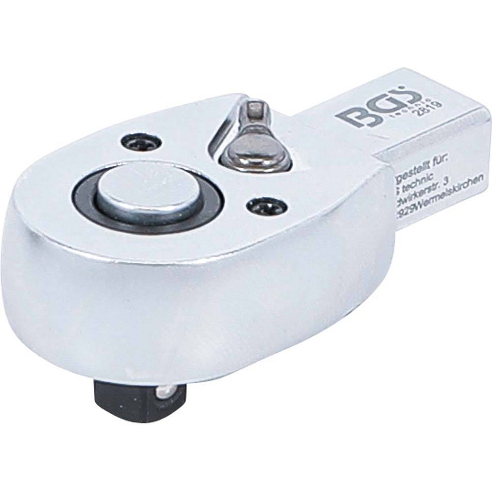 Einsteck-Umschaltknarre - Abtriebsprofilgröße 6,3 mm - Aufnahme 9 x 12 mm