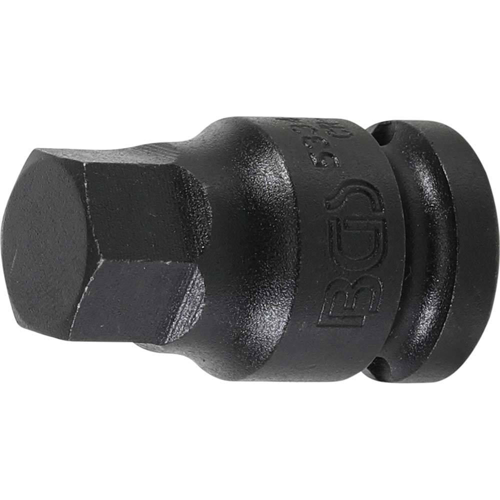 Kraft-Bit-Einsatz - Abtriebsprofilgröße 17 mm - max. Drehmoment 682 Nm - Antrieb Innenvierkant 12,5 mm (1/2")