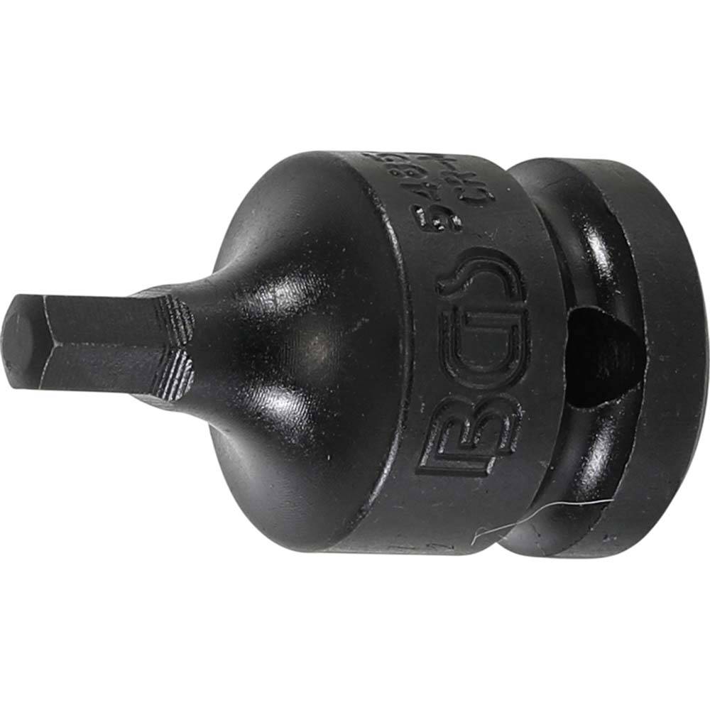 Kraft-Bit-Einsatz - Abtriebsprofilgröße 6 mm - max. Drehmoment 62 Nm - Antrieb Innenvierkant 12,5 mm (1/2")