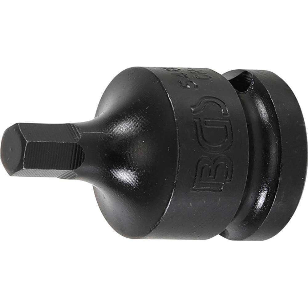 Kraft-Bit-Einsatz - Abtriebsprofilgröße 7 mm - max. Drehmoment 93 Nm - Antrieb Innenvierkant 12,5 mm (1/2")