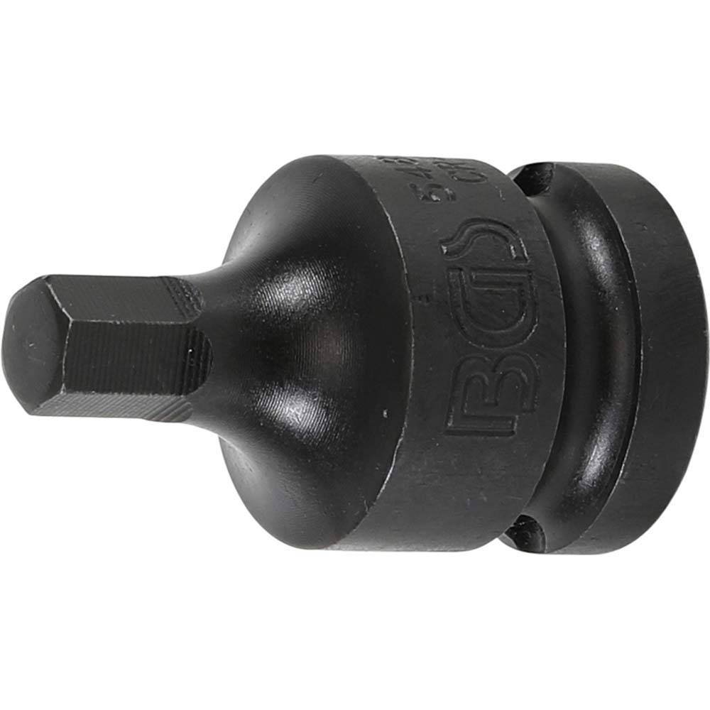 Kraft-Bit-Einsatz - Abtriebsprofilgröße 8 mm - max. Drehmoment 144 Nm - Antrieb Innenvierkant 12,5 mm (1/2")