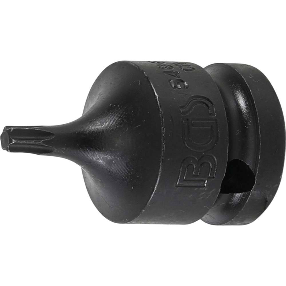 Kraft-Bit-Einsatz - Abtriebsprofilgröße T25 - Antrieb Innenvierkant 12,5 mm (1/2")
