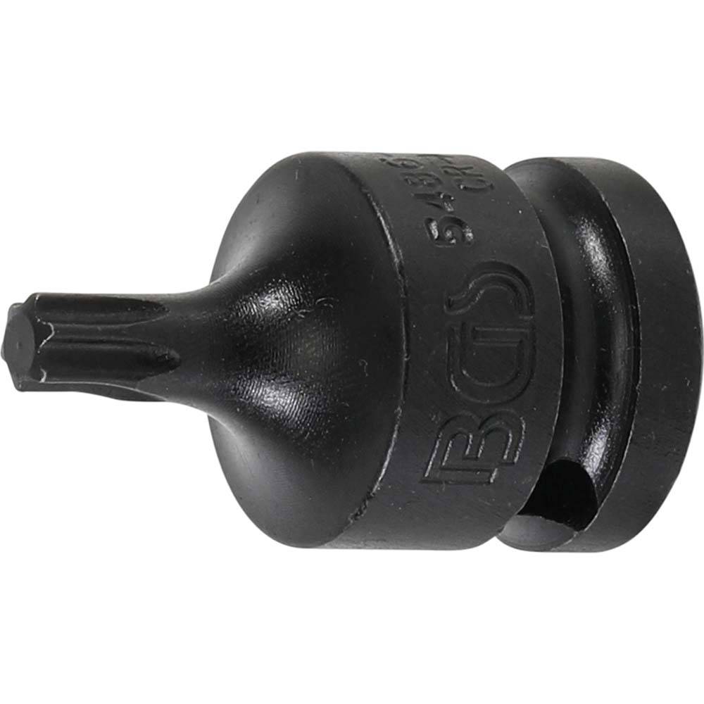 Kraft-Bit-Einsatz - Abtriebsprofilgröße T40 - Antrieb Innenvierkant 12,5 mm (1/2")