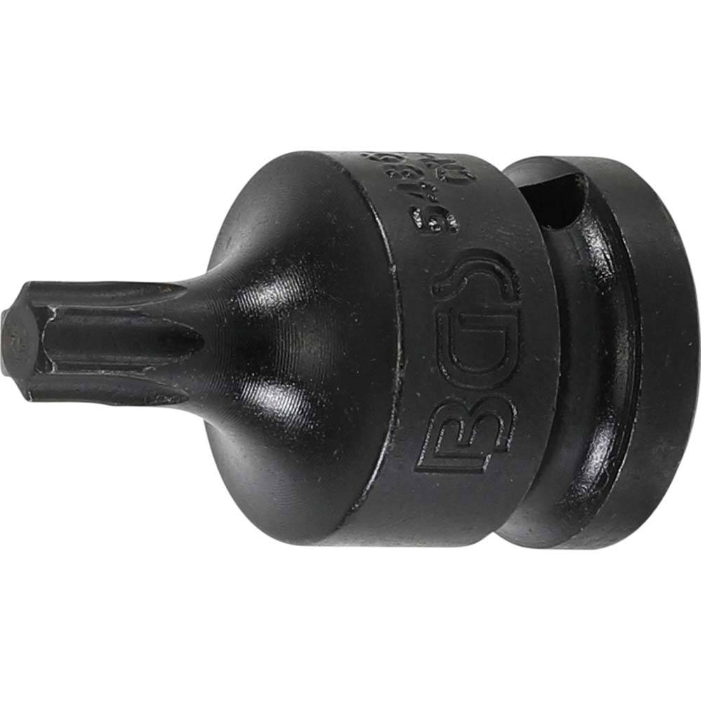 Kraft-Bit-Einsatz - Abtriebsprofilgröße T45 - Antrieb Innenvierkant 12,5 mm (1/2")