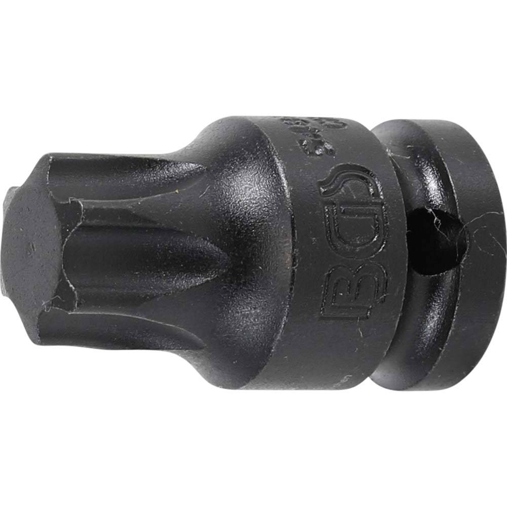 Kraft-Bit-Einsatz - Abtriebsprofilgröße T80 - Antrieb Innenvierkant 12,5 mm (1/2")