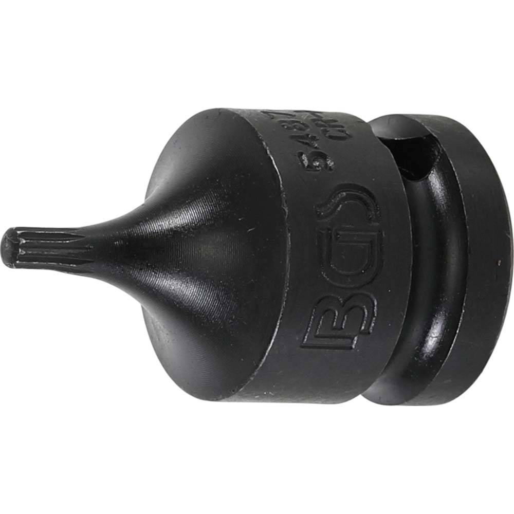 Kraft-Bit-Einsatz - Antriebs Innenvierkant 12,5 mm (1/2 '') - Innenvielzahn M4