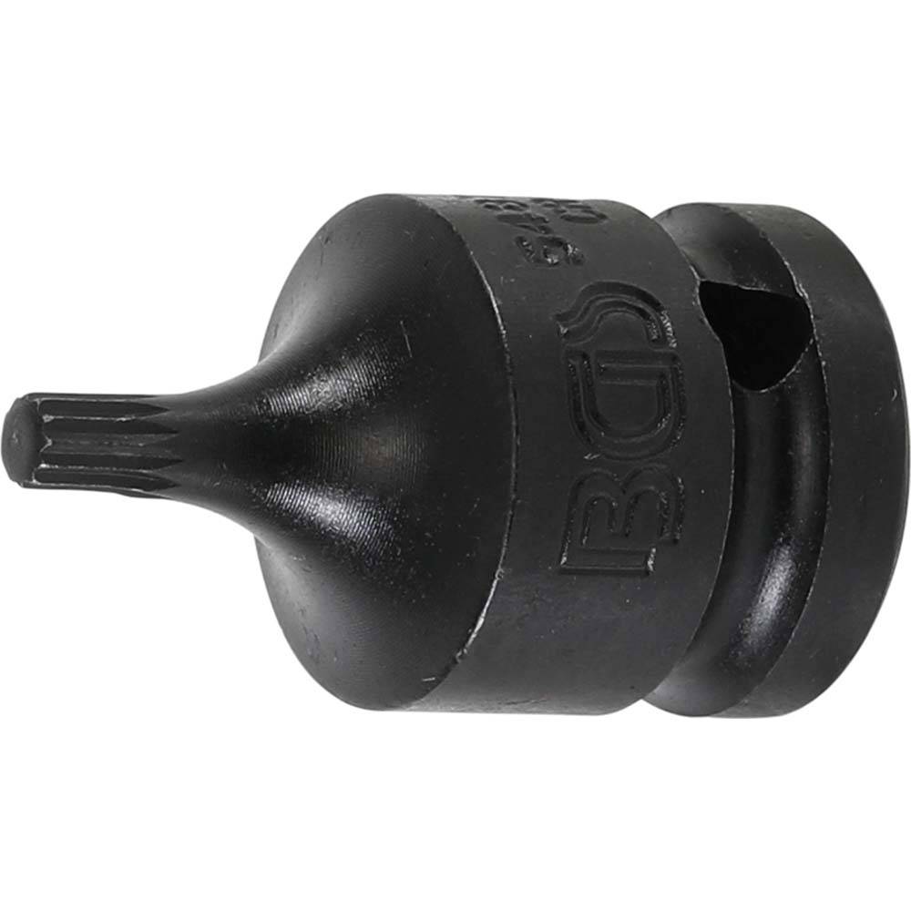 Kraft-Bit-Einsatz - Antriebs Innenvierkant 12,5 mm (1/2 '') - Innenvielzahn M5
