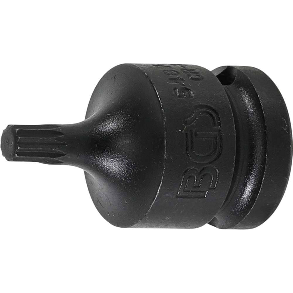 Kraft-Bit-Einsatz - Antriebs Innenvierkant 12,5 mm (1/2 '') - Innenvielzahn M6